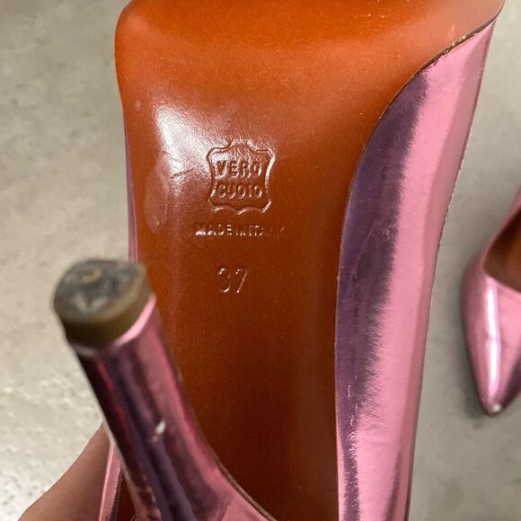 Lanvin Metallic Heels - Picture 6 of 10